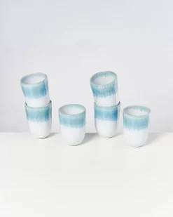 Motel a Miio Alcachofra 6Er Set Becher Gros Grunblau| Tassen & Becher