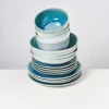 Motel a Miio Alcachofra Grunblau - 16 Teiliges Set| 16 Teilige Sets