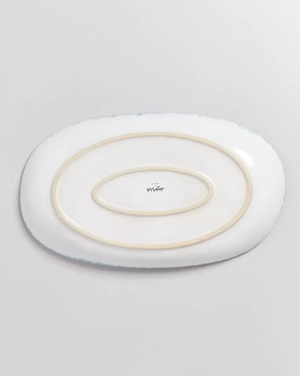 Motel a Miio Alcachofra Servierplatte L Grunblau| Servierplatten