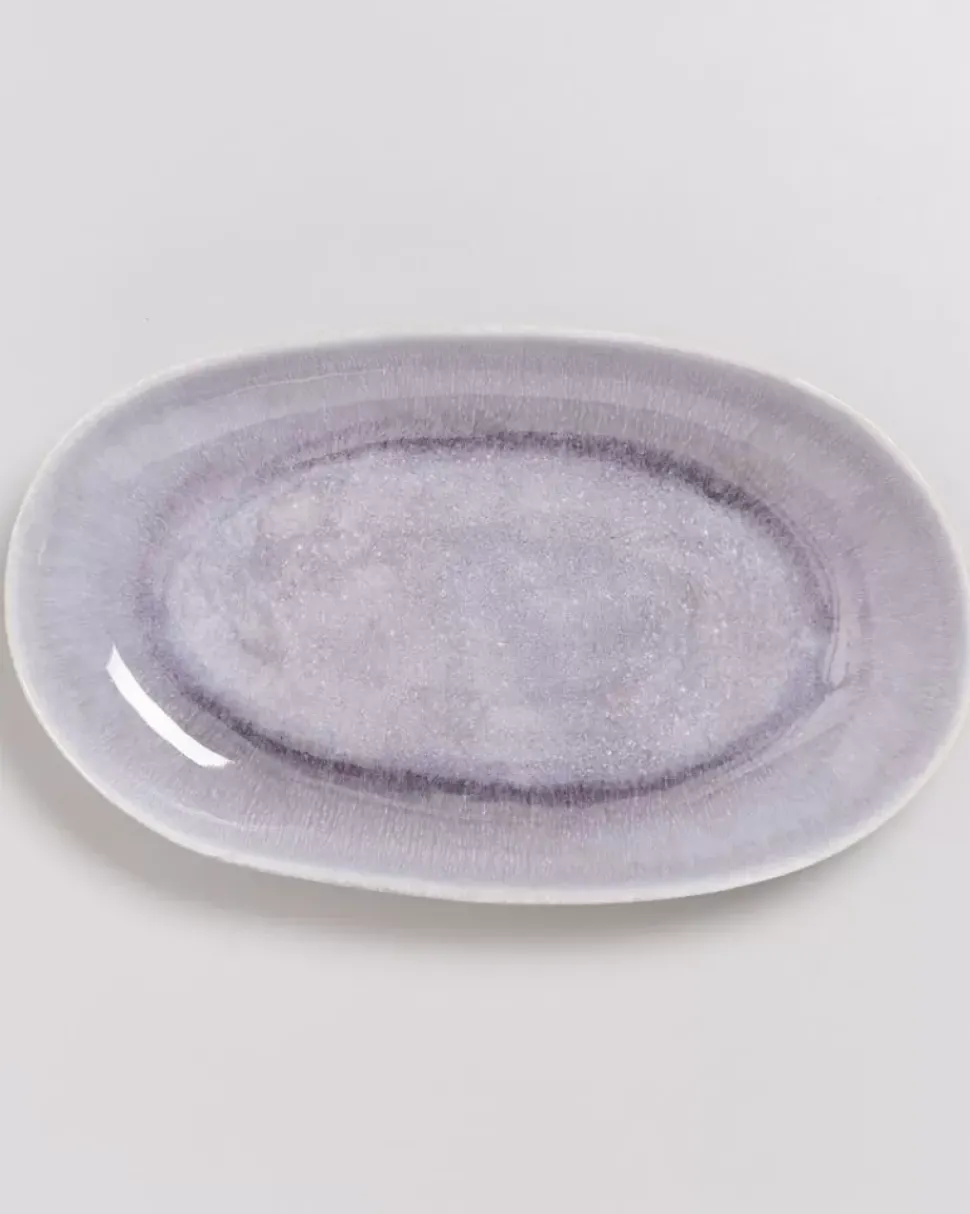 Motel a Miio Alcachofra Servierplatte L Graublau| Servierplatten