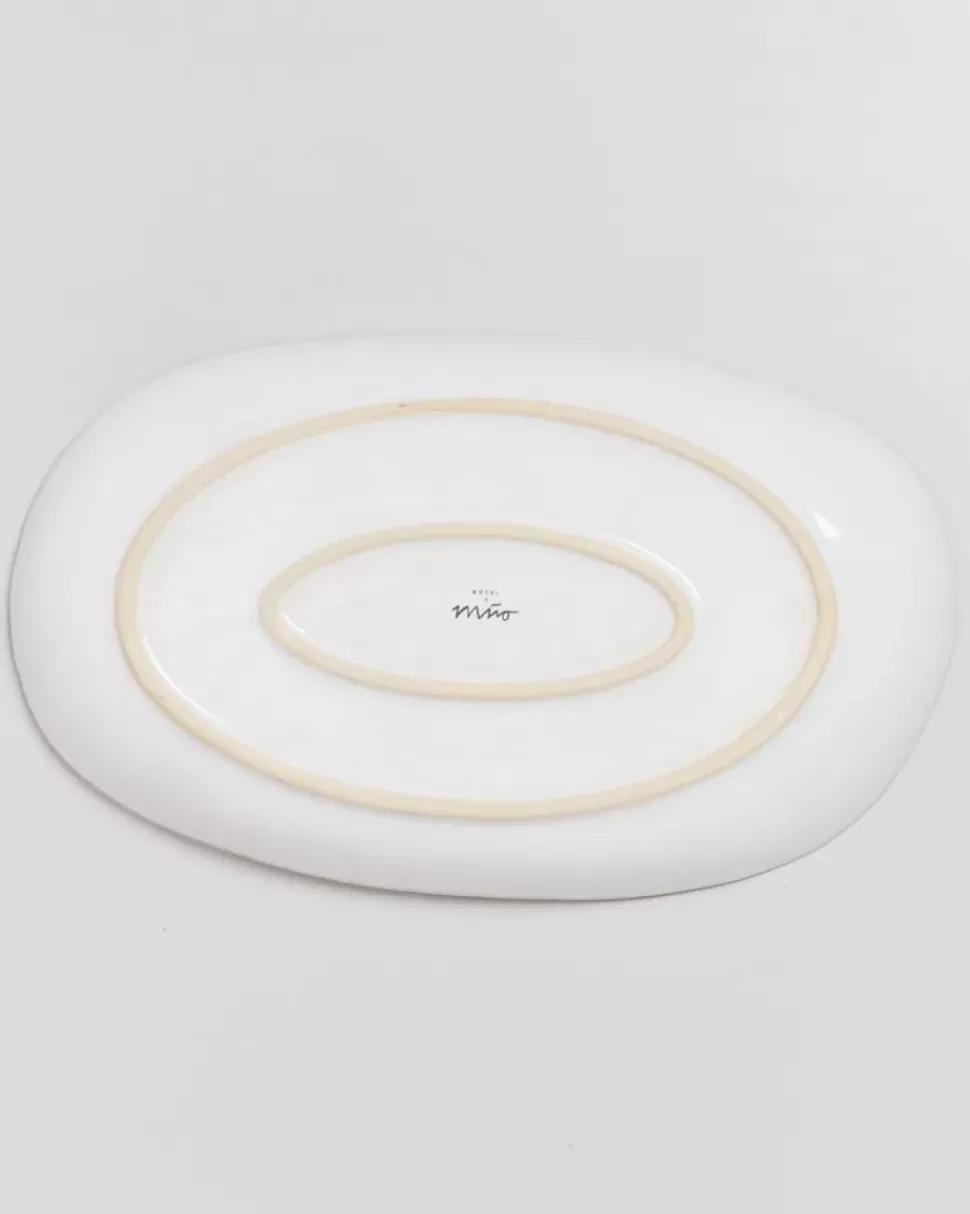Motel a Miio Alcachofra Servierplatte L Graublau| Servierplatten