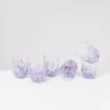 Motel a Miio Alegria 6Er Set Glas Gros Drops Lila| Gläser