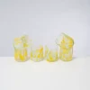 Motel a Miio Alegria 6Er Set Glas Klein Big Drops Gelb| Gläser