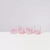 Motel a Miio Alegria 4Er Set Glas Klein Big Drops Rosa| Gläser