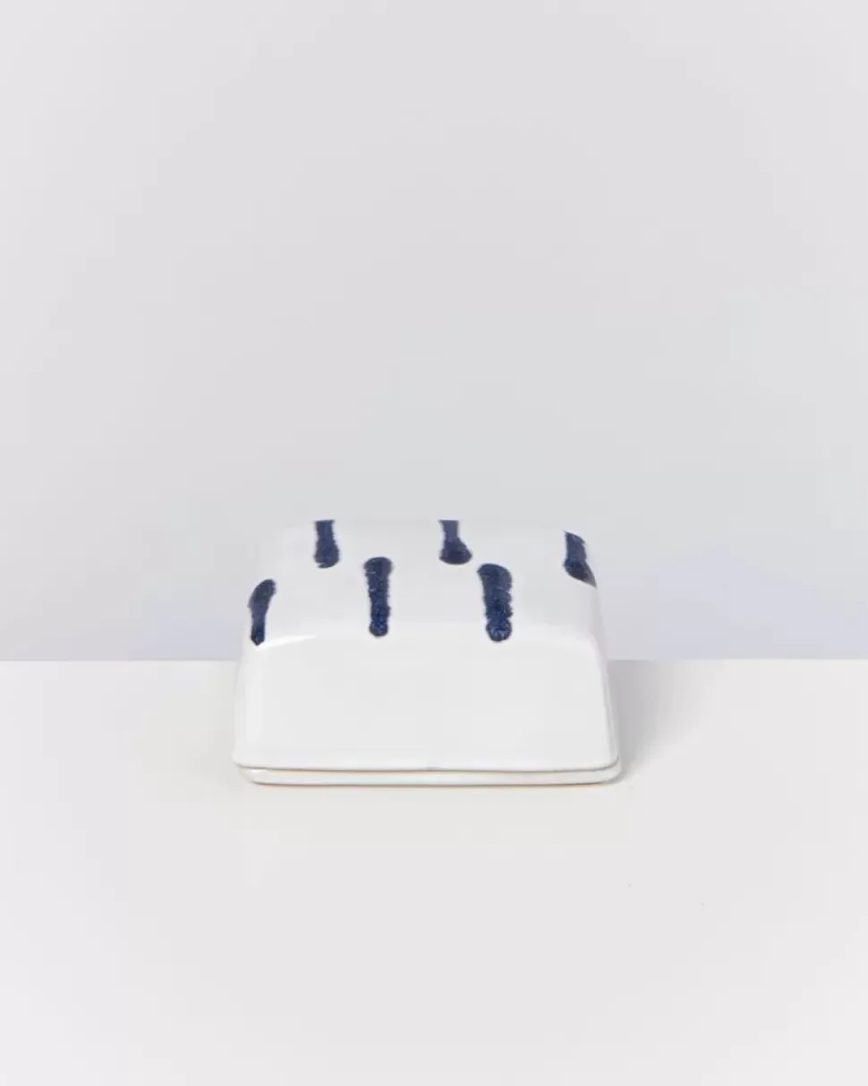 Motel a Miio Alojamento Butterdose Weis Blau| Butterdosen