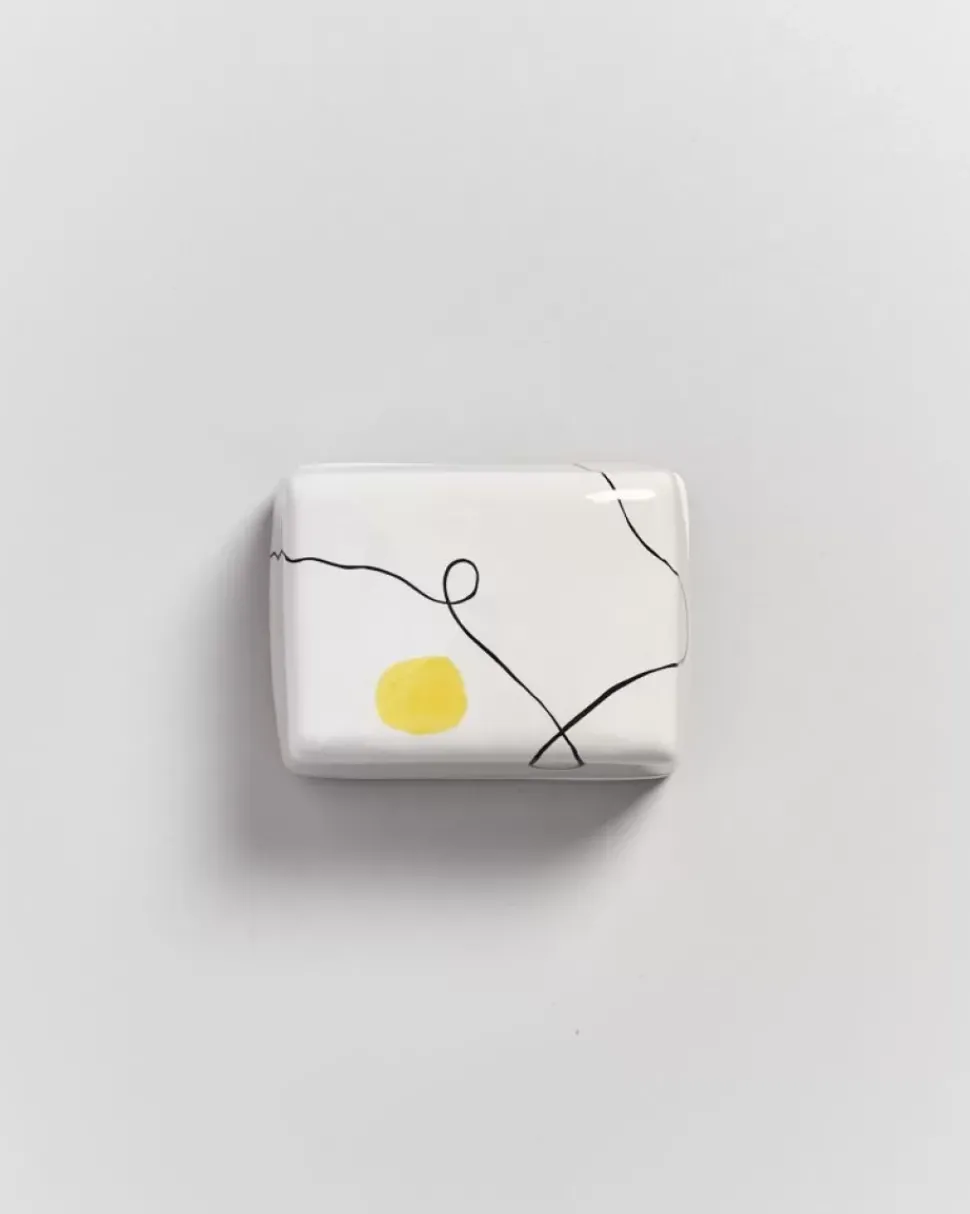 Motel a Miio Alojamento Butterdose Weis Mit Bemalung| Butterdosen