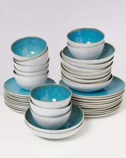 Motel a Miio Areia Aqua - 40 Teiliges Set| Geschirr Sets