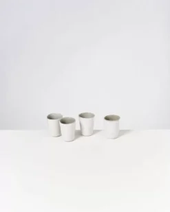 Motel a Miio Areia 4Er Set Espressobecher Grau| 4 Teilige Sets
