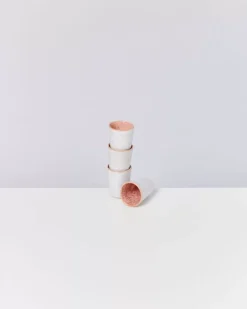 Motel a Miio Areia 4Er Set Espressobecher Pink| Tassen & Becher Sets