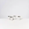 Motel a Miio Areia 4Er Set Espressobecher Grau| Tassen & Becher Sets