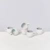 Motel a Miio Areia 6Er Set Espressotasse Azur| Tassen & Becher
