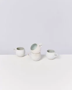 Motel a Miio Areia 4Er Set Espressotasse Azur| Tassen & Becher