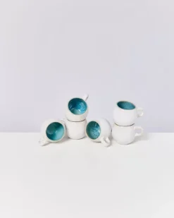Motel a Miio Areia 6Er Set Espressotasse Aqua| 6 Teilige Sets