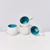 Motel a Miio Areia 4Er Set Tasse Gros Aqua| 4 Teilige Sets