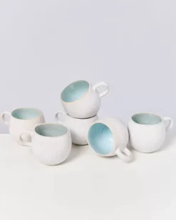 Motel a Miio Areia 6Er Set Tasse Gros Azur| 6 Teilige Sets
