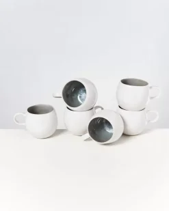 Motel a Miio Areia 6Er Set Tasse Gros Grau| Tassen & Becher Sets