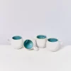 Motel a Miio Areia 4Er Set Tasse Klein Aqua| 4 Teilige Sets