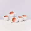 Motel a Miio Areia 6Er Set Tasse Klein Pink| Tassen & Becher Sets