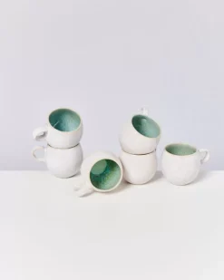 Motel a Miio Areia 6Er Set Tasse Klein Mint| 6 Teilige Sets