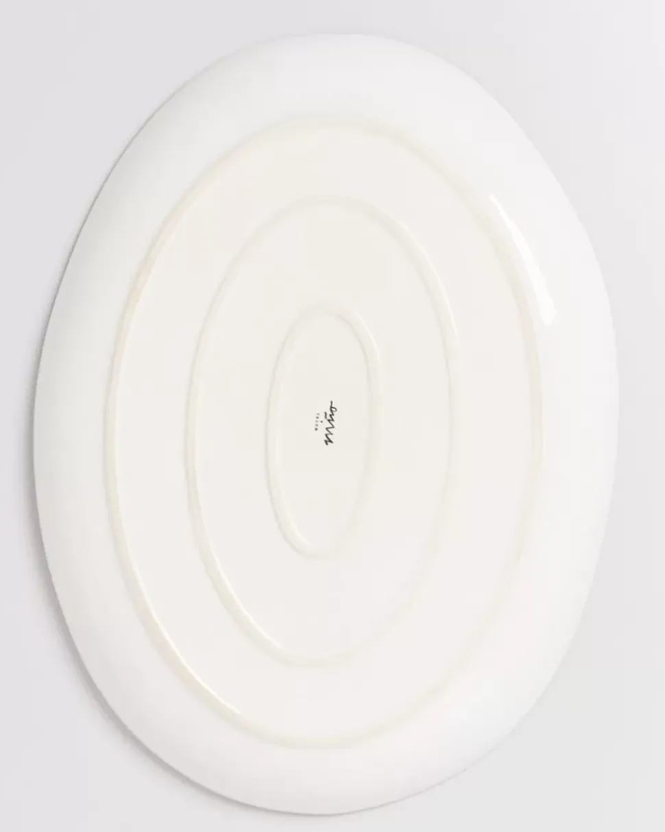 Motel a Miio Areia Servierplatte Oval Xl Grau| Servierplatten