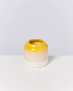 Motel a Miio Bebe Vase Gelb Rosa Gesprenkelt| Bebe
