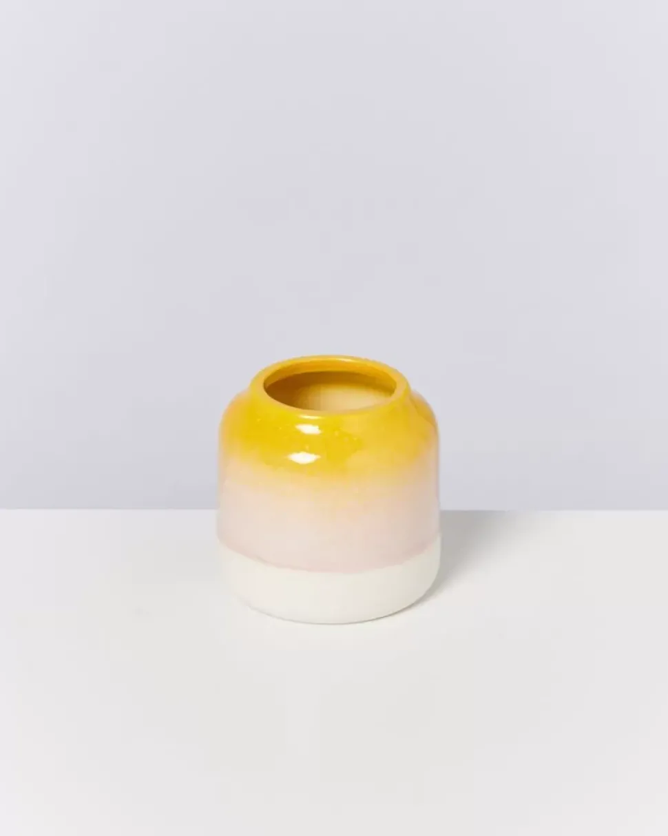 Motel a Miio Bebe Vase Gelb Rosa Gesprenkelt| Bebe