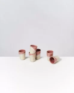 Motel a Miio Bica 6Er Set Espressobecher Pink Cream| 6 Teilige Sets