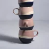 Motel a Miio Bica 4Er Set Tasse Gros Pink Navy Cream| Tassen & Becher Sets