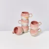 Motel a Miio Bica 6Er Set Tasse Klein Pink Cream| 6 Teilige Sets
