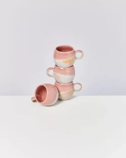 Motel a Miio Bica 4Er Set Tasse Klein Pink Cream| 4 Teilige Sets