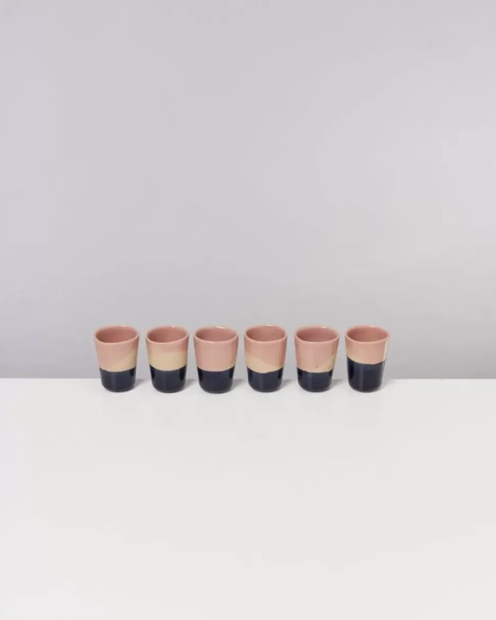 Motel a Miio Bica Espressobecher Pink Navy Cream| Espressobecher