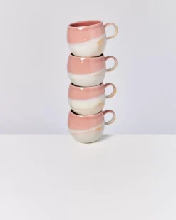 Motel a Miio Bica Tasse Gros Pink Cream| Tassen & Becher