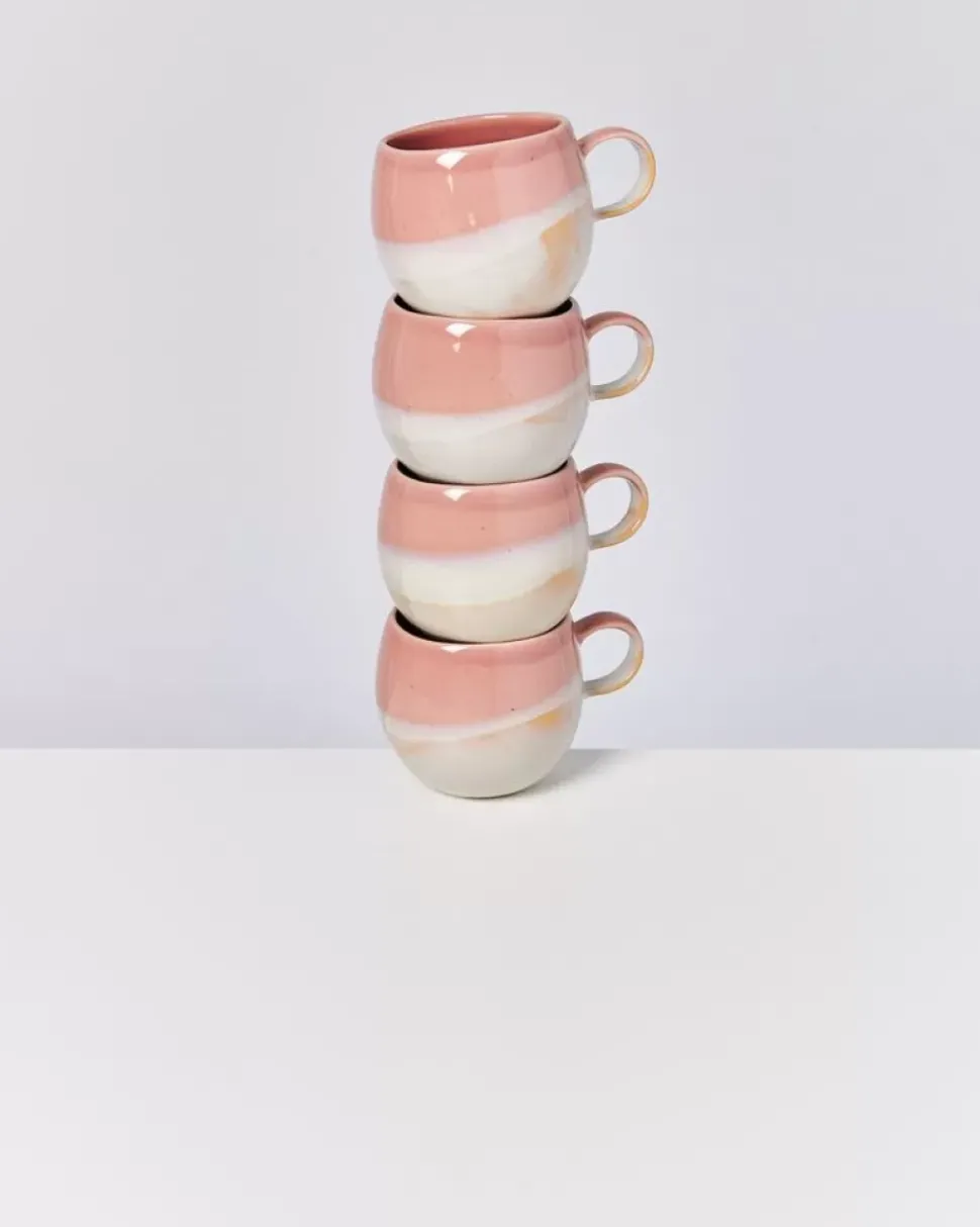 Motel a Miio Bica Tasse Gros Pink Cream| Tassen & Becher