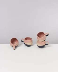 Motel a Miio Bica Tasse Klein Pink Navy Cream| Tassen & Becher