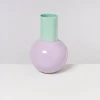 Motel a Miio Bola Vase L Pastell Mint Lila| Vasen