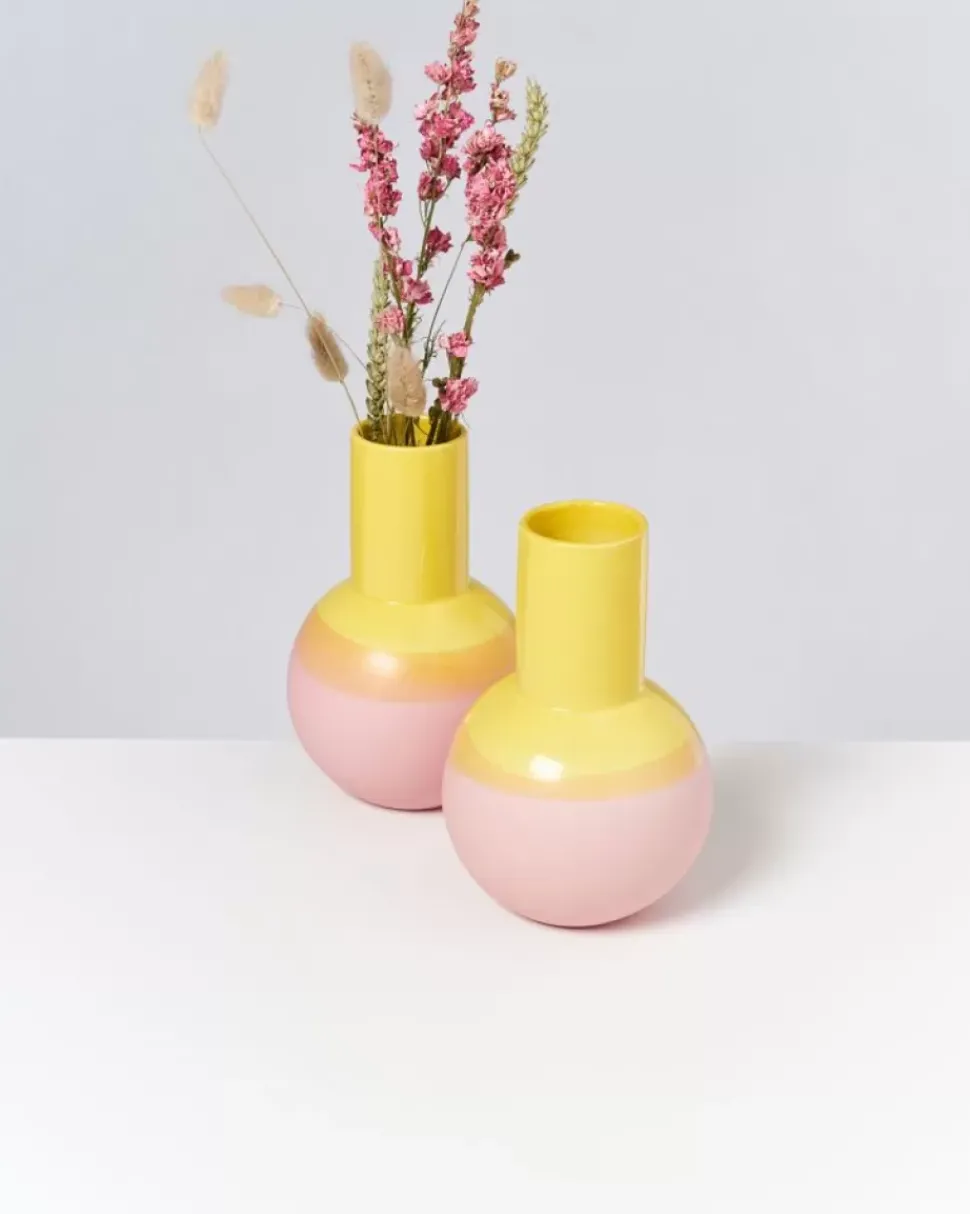 Motel a Miio Bola Vase M Gelb Rose| Vasen