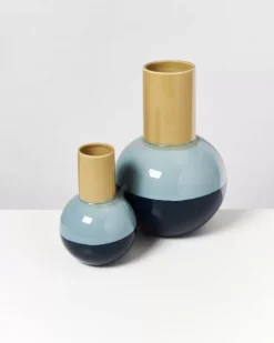 Motel a Miio Bola Vase M Grun Mint Navy| Bola M