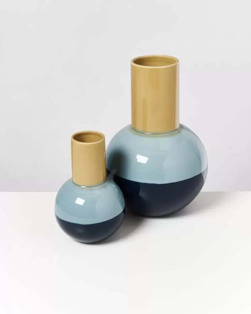 Motel a Miio Bola Vase M Grun Mint Navy| Bola M