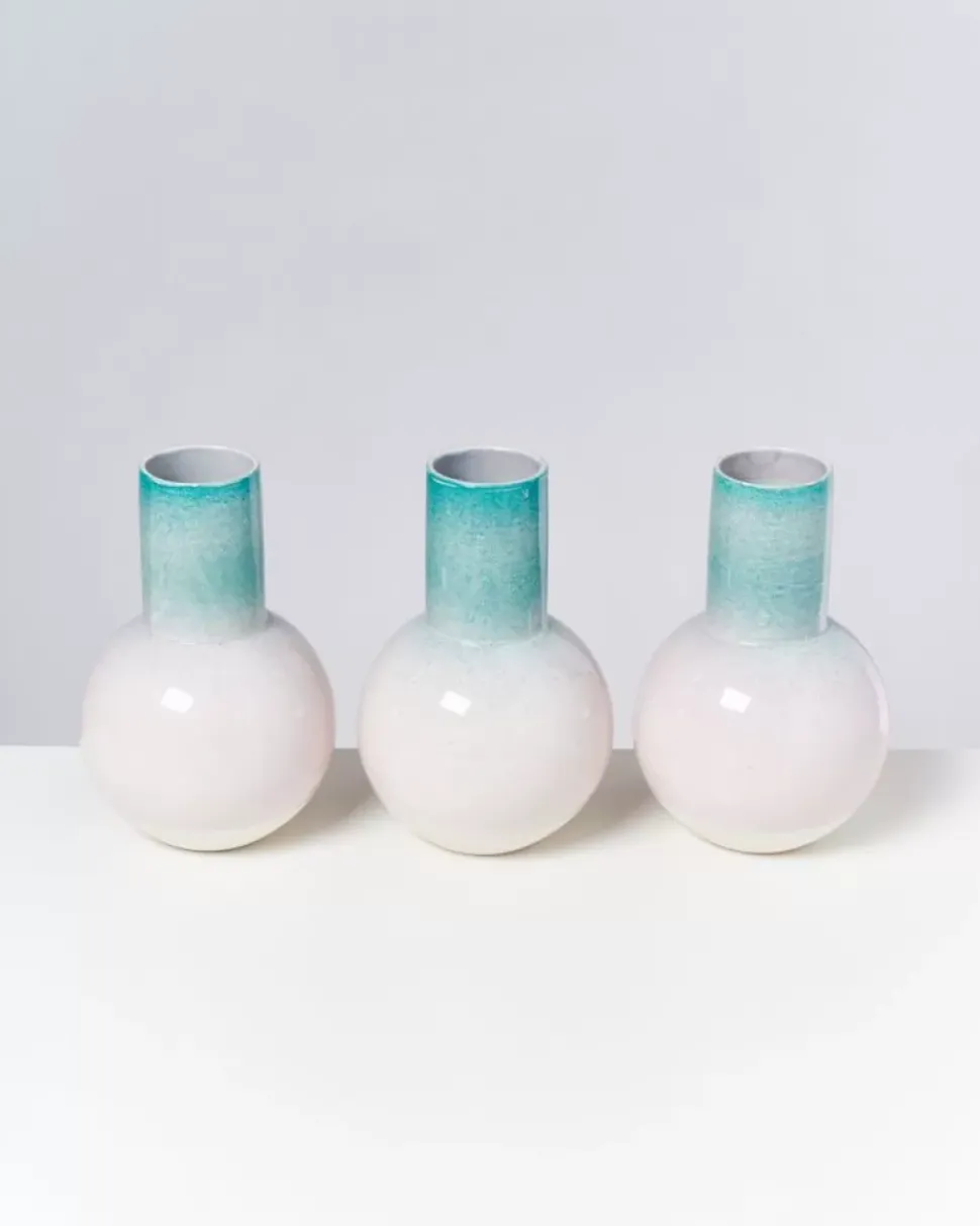 Motel a Miio Bola Vase M Grun Rosa Gesprenkelt| Vasen