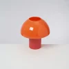 Motel a Miio Cogumelo Glaslampe Orange Rot| Lampen