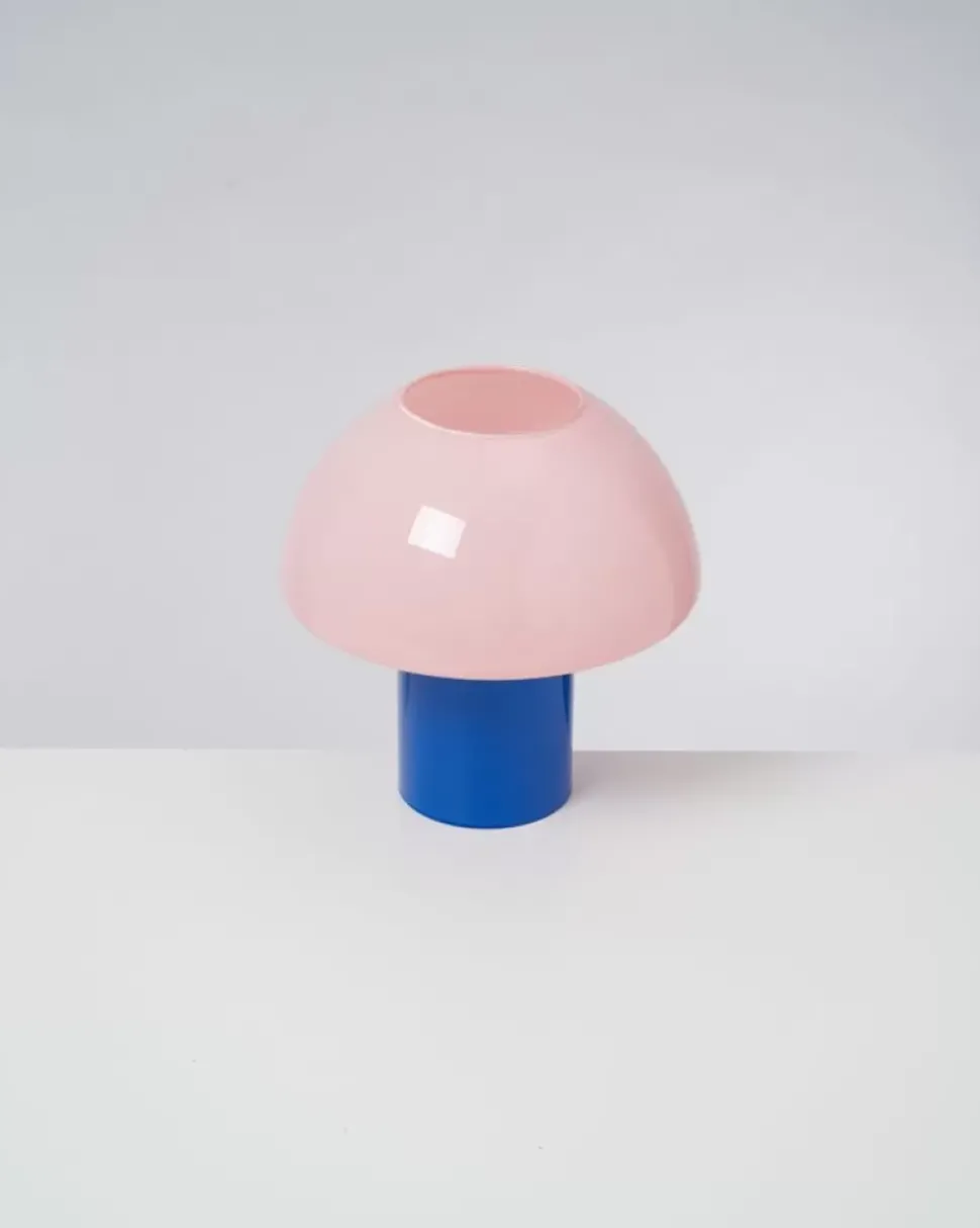 Motel a Miio Cogumelo Glaslampe Rosa Blau| Lampen