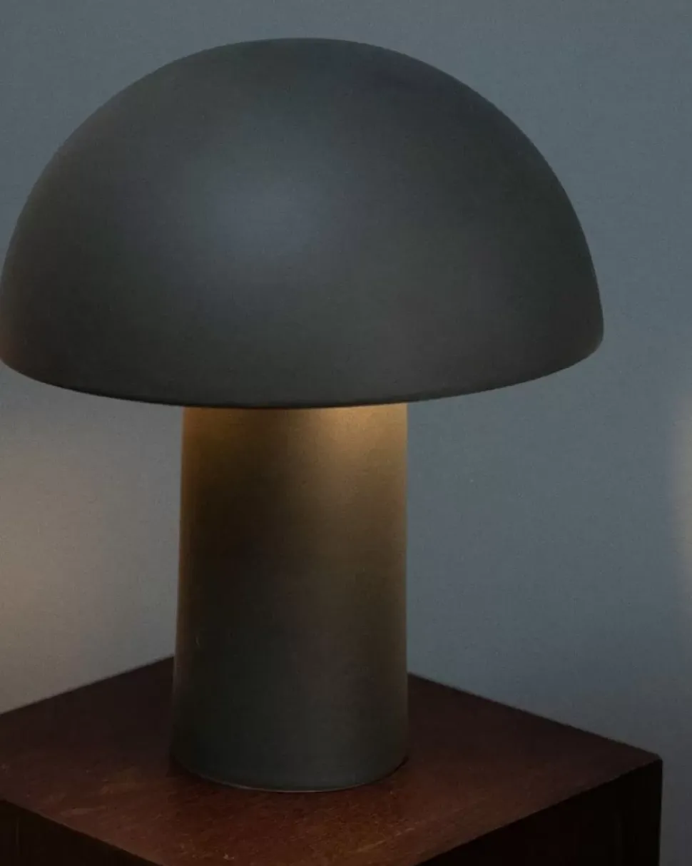 Motel a Miio Cogumelo Keramiklampe Dunkelgrun| Lampen