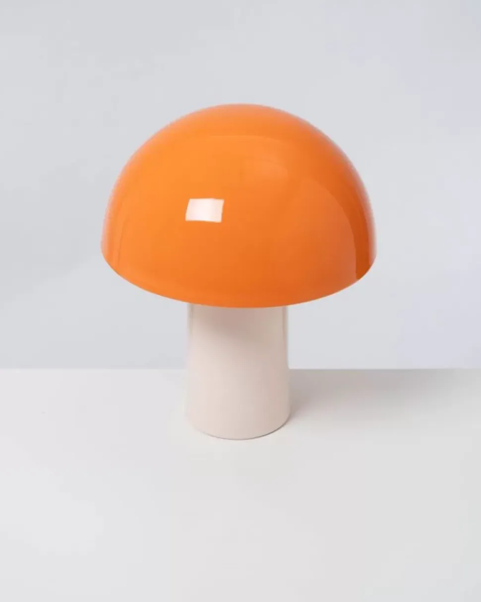 Motel a Miio Cogumelo Keramiklampe Orange Sand| Lampen
