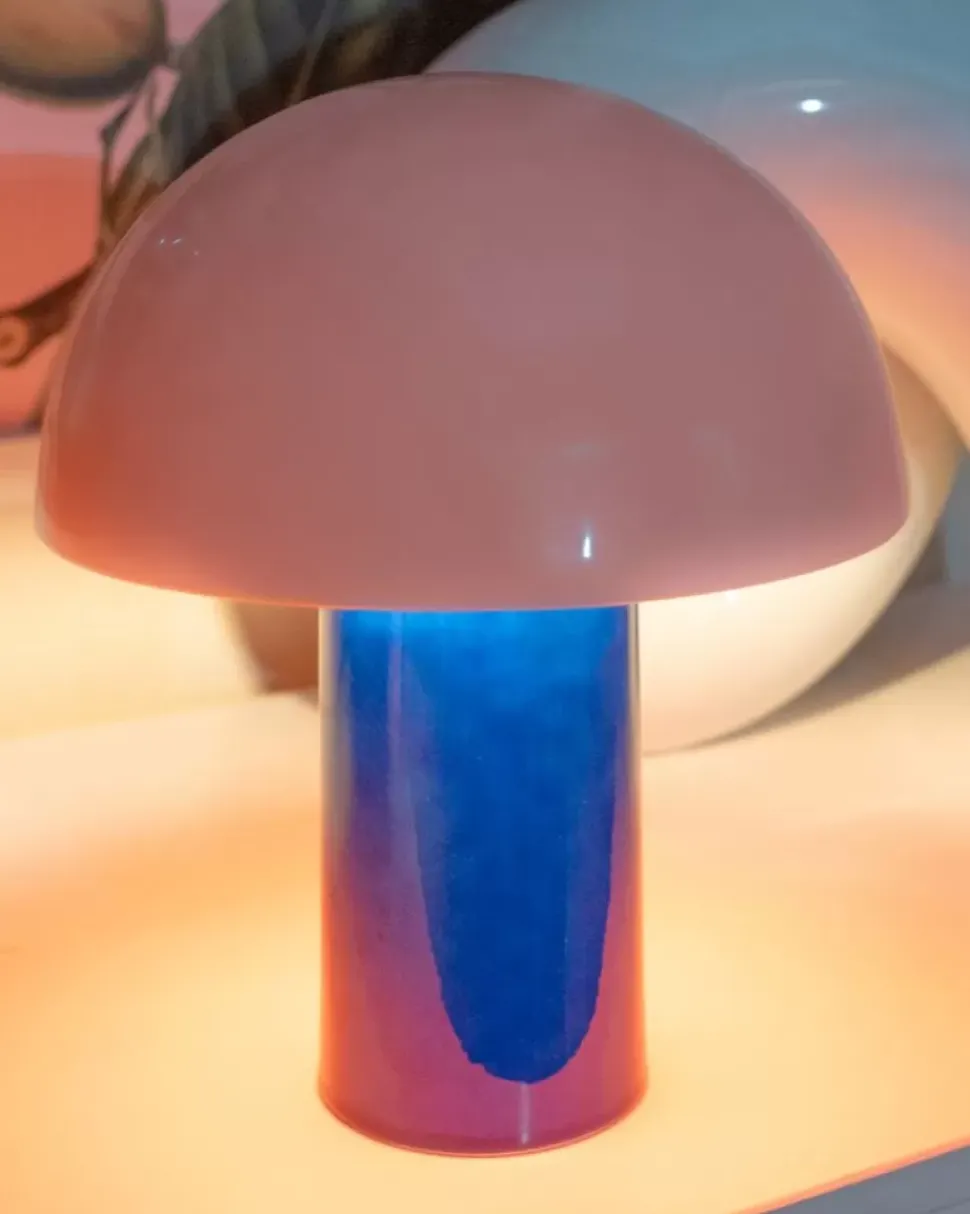 Motel a Miio Cogumelo Keramiklampe Rosa Blau| Lampen