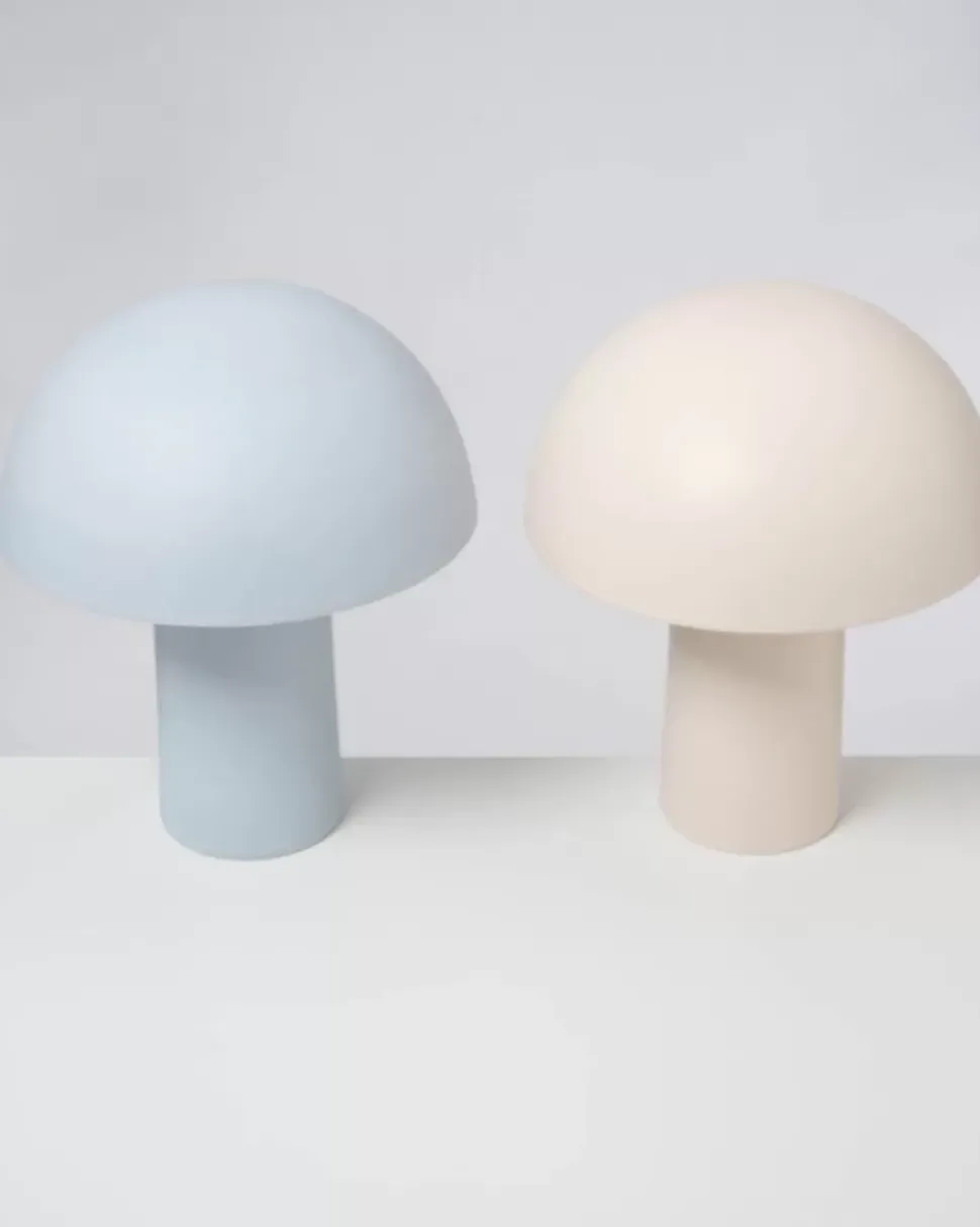 Motel a Miio Cogumelo Keramiklampe Sand| Lampen
