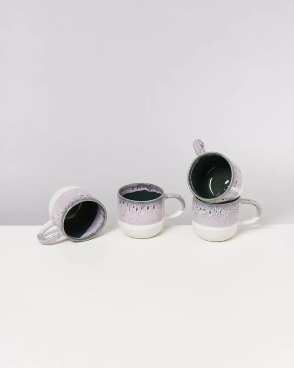 Motel a Miio Coimbra 4Er Set Tasse Gros Rosa Grun| 4 Teilige Sets