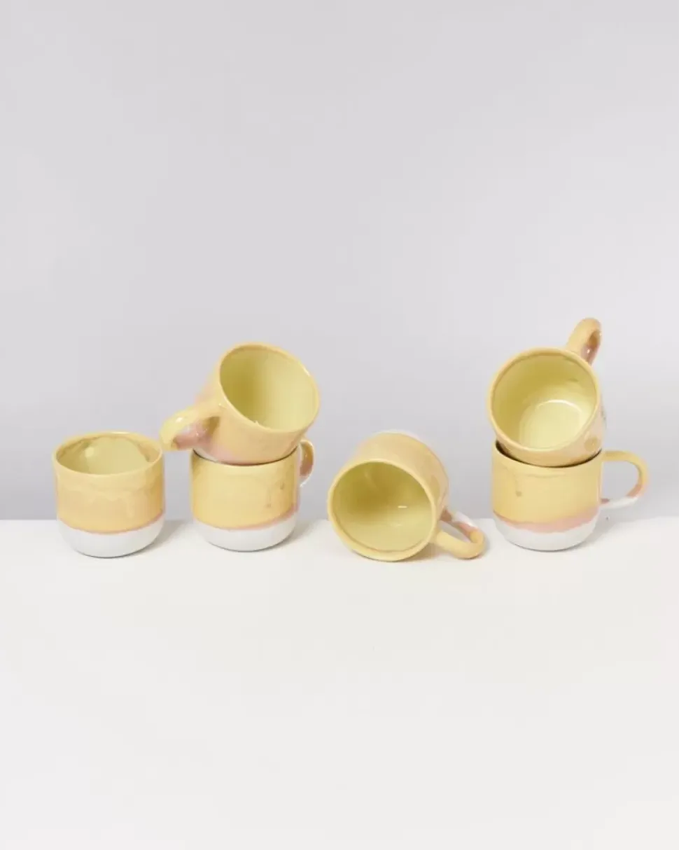 Motel a Miio Coimbra 6Er Set Tasse Gros Gelb| Tassen & Becher Sets