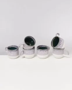 Motel a Miio Coimbra 6Er Set Tasse Gros Rosa Grun| Tassen & Becher