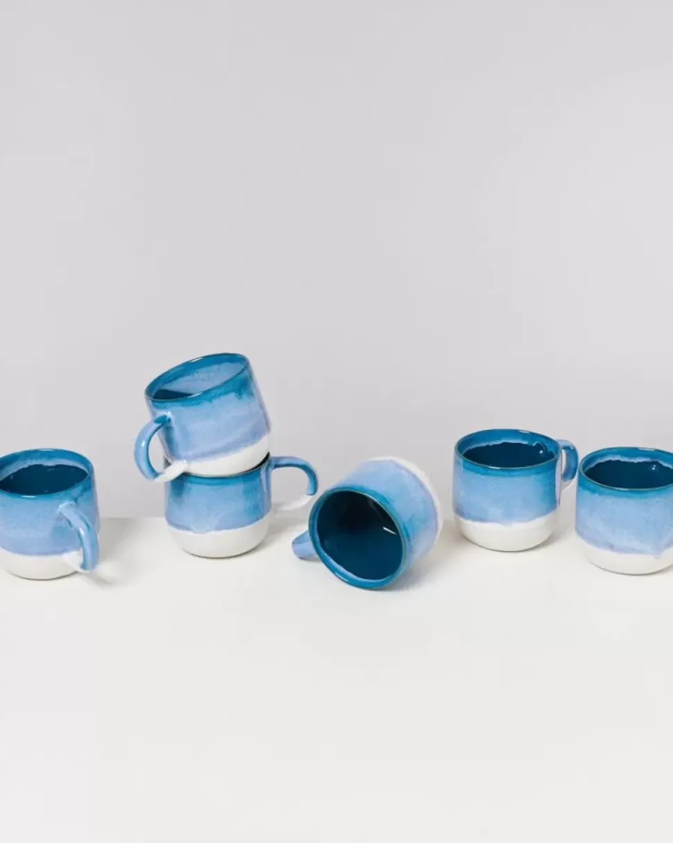Motel a Miio Coimbra 6Er Set Tasse Gros Turkis| 6 Teilige Sets