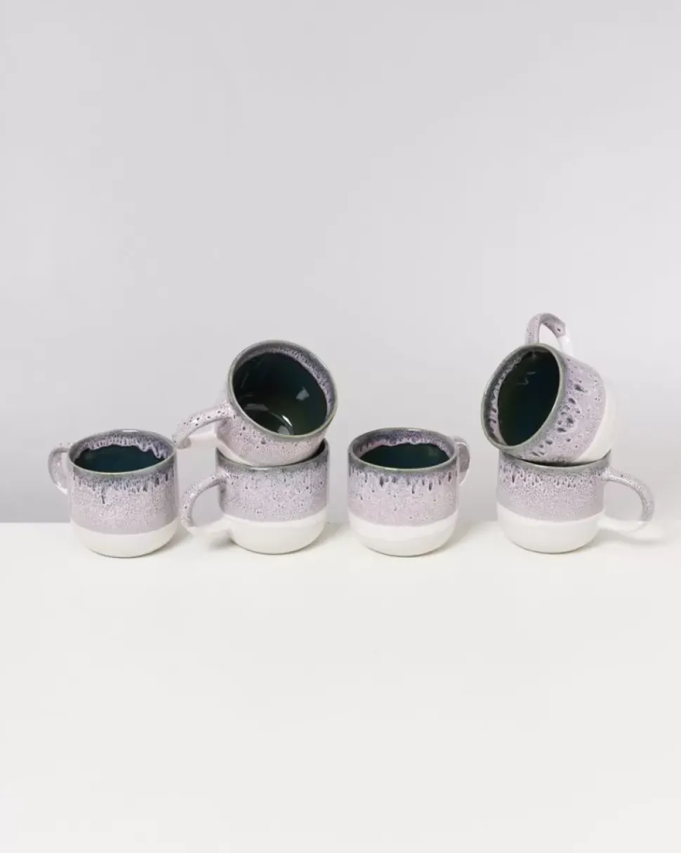 Motel a Miio Coimbra 6Er Set Tasse Gros Rosa Grun| 6 Teilige Sets